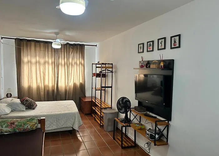Praia Grande - Aviacao - Apto Estudio - 200 Mts Da Praia