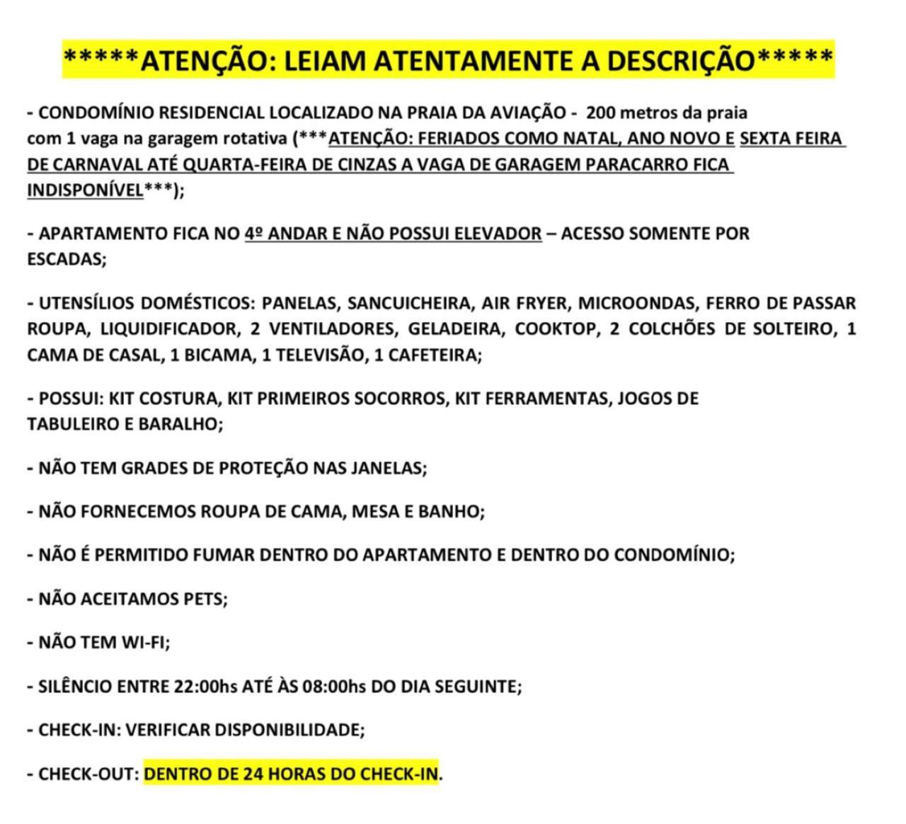 Grande - Aviacao - Apto Estudio - 200 Mts Da *